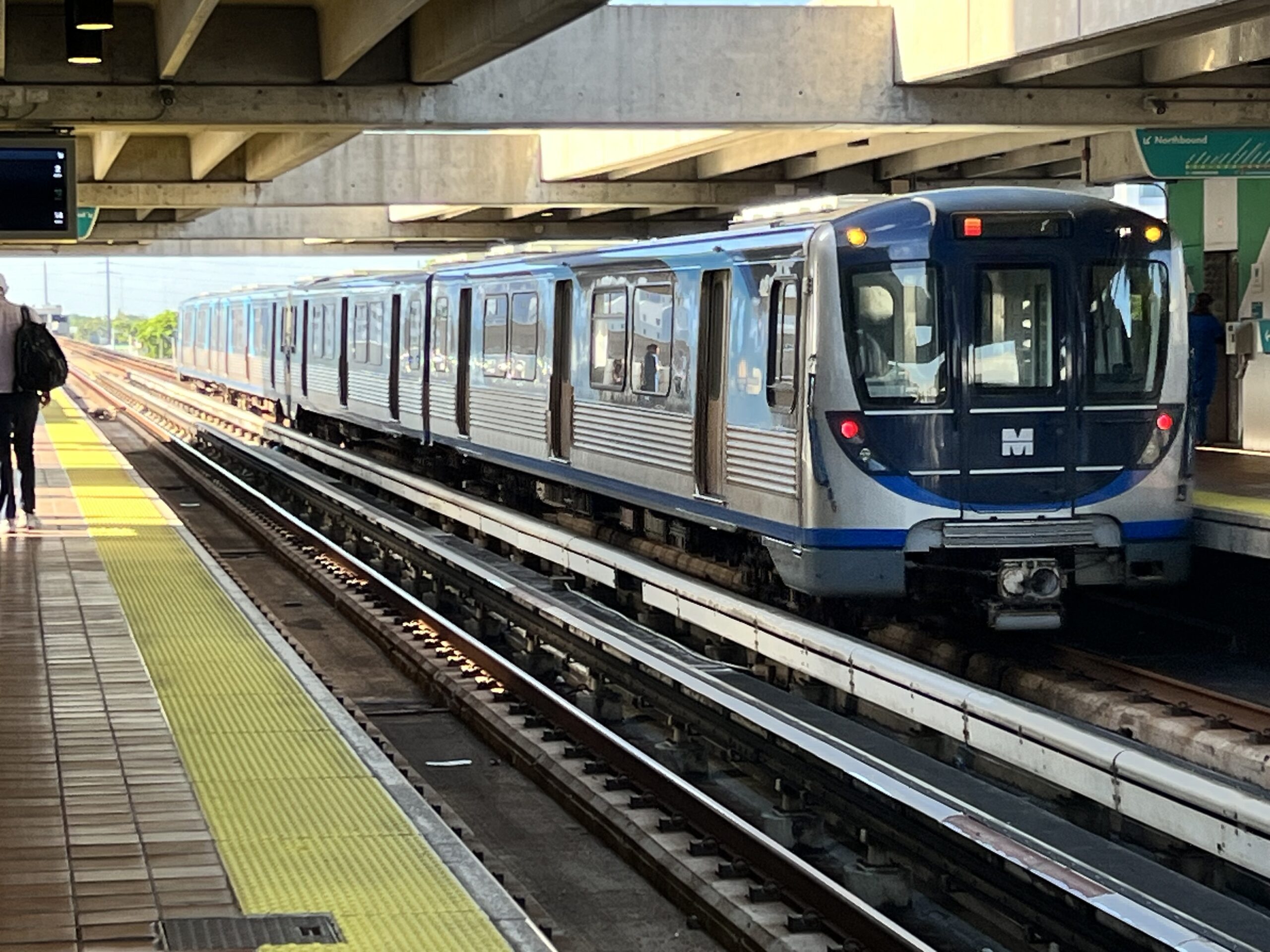 Metro train in Miami
