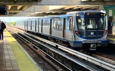 Metro train in Miami